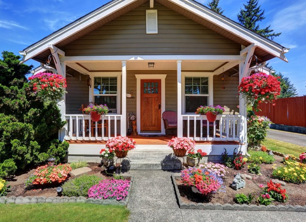 Frame Your Entrance with Potted Plants