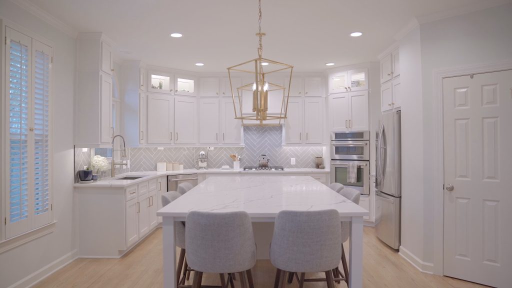 A preview image highlighting Cedar Vista Homes' custom home building and remodeling projects, featuring a beautifully remodeled kitchen and living space.
